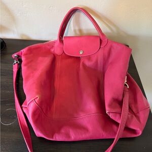 Longchamp Pink Tote Bag